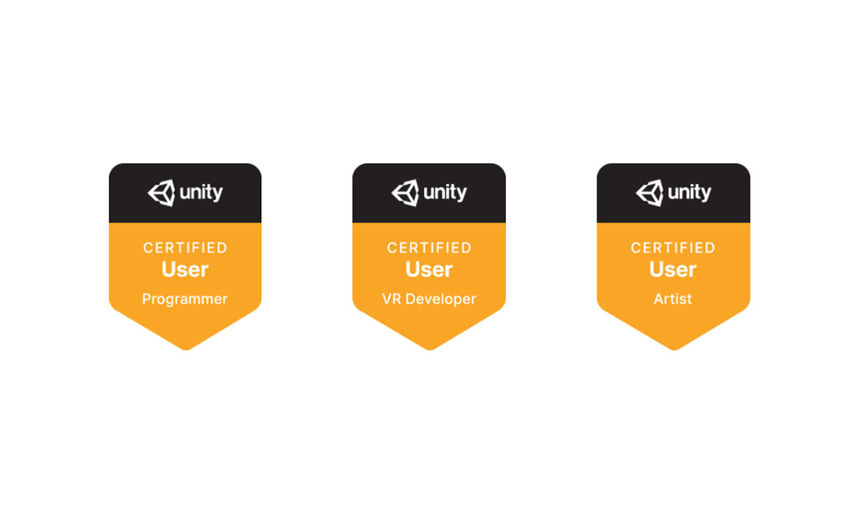 شهادات المستخدم المعتمد Unity Certified User – طه ورلد